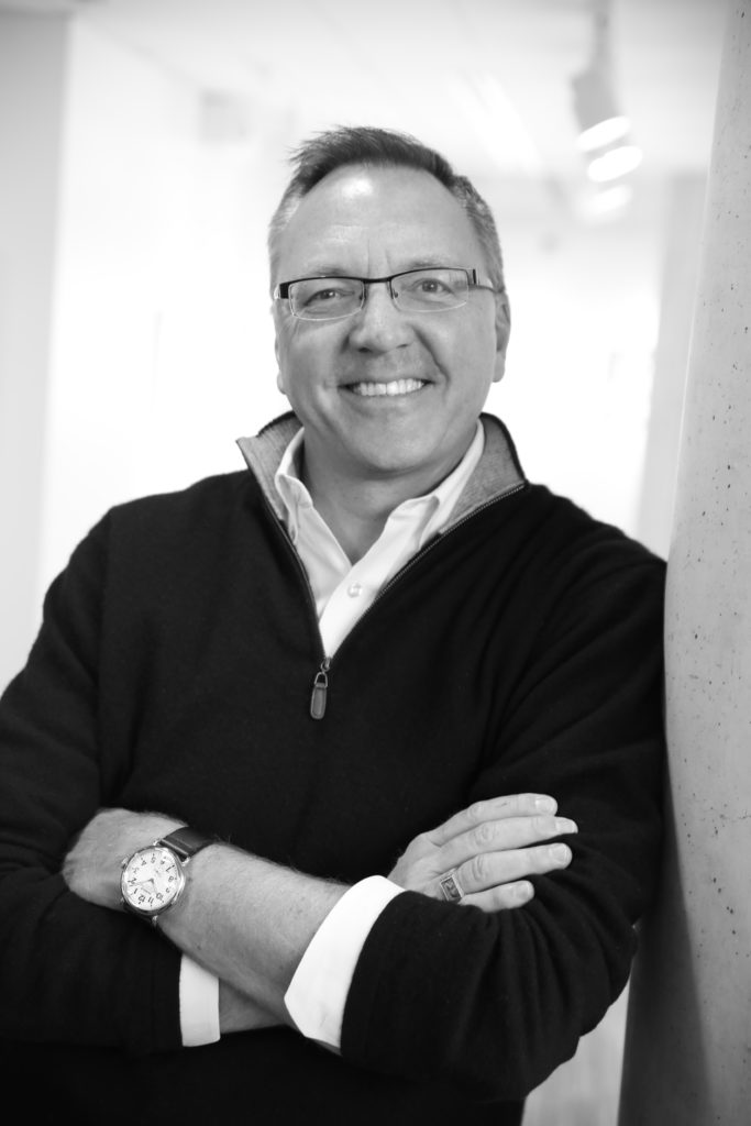 Black and white headshot of Timothy Mansfield, Principal at CambridgeSeven