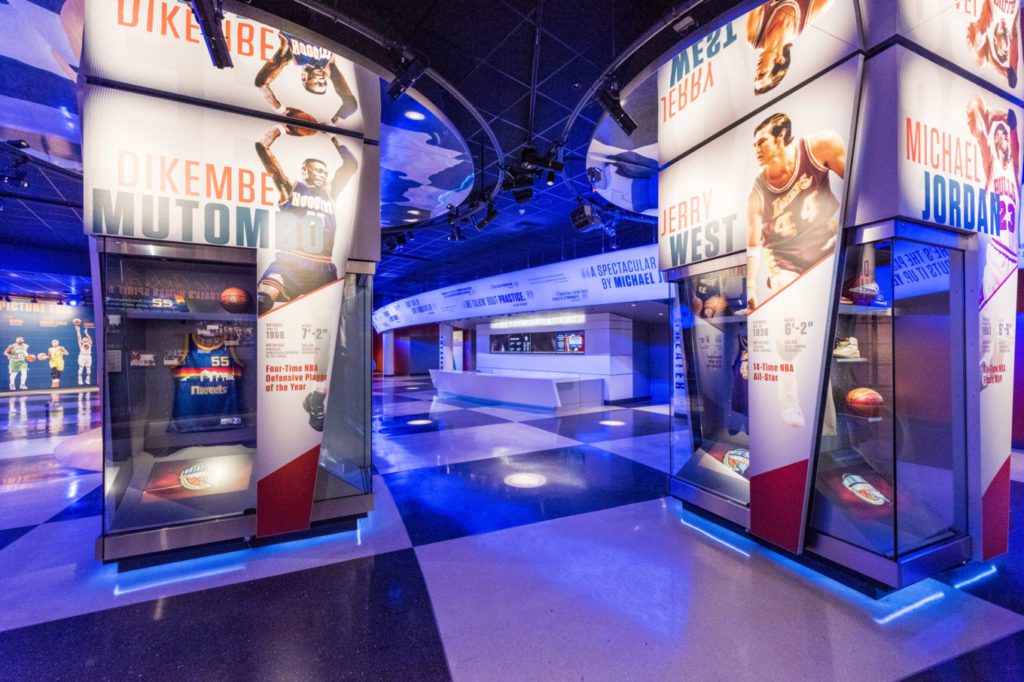 Baksetball Hall of Fame Lockers Lobby - CambridgeSeven