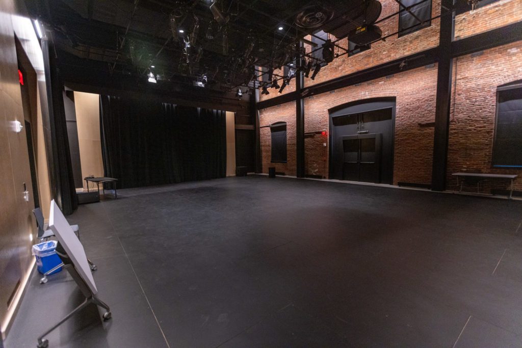 The black box theater at The Foundry.