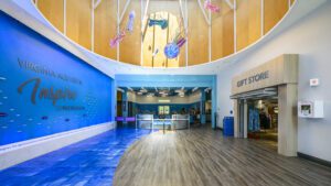Renovated lobby and wayfinding for improved visitor flow and experience. 